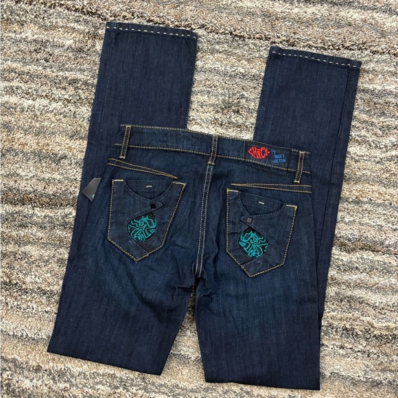 Y2K Low Rise Jeans Sz 25 NWT | Chick By Nicky Hilton Low Rise Mini Bootcut Jeans - Picture 13 of 16